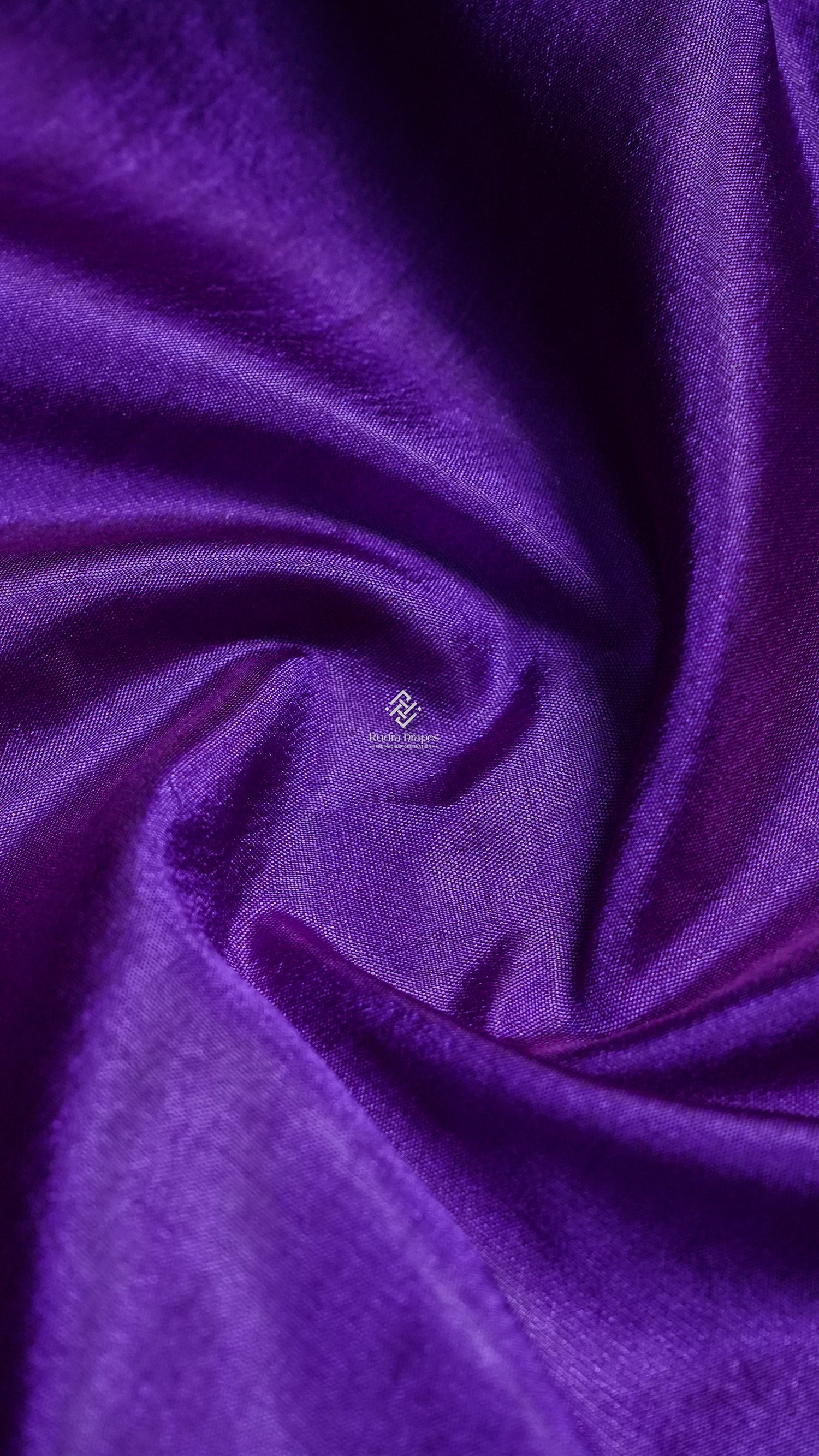 Royal Purple Banana Silk Saree