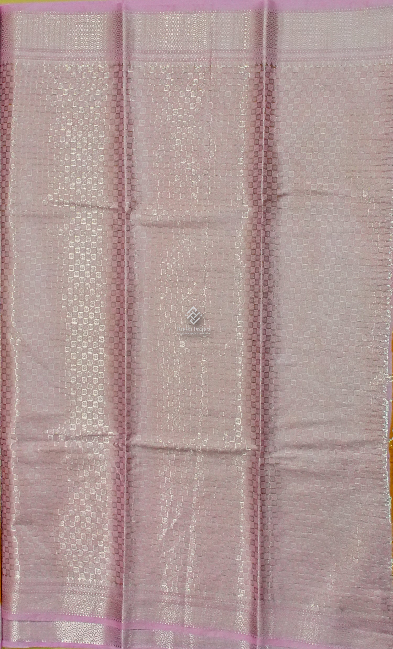 Burnt Orange Banana Silk Saree