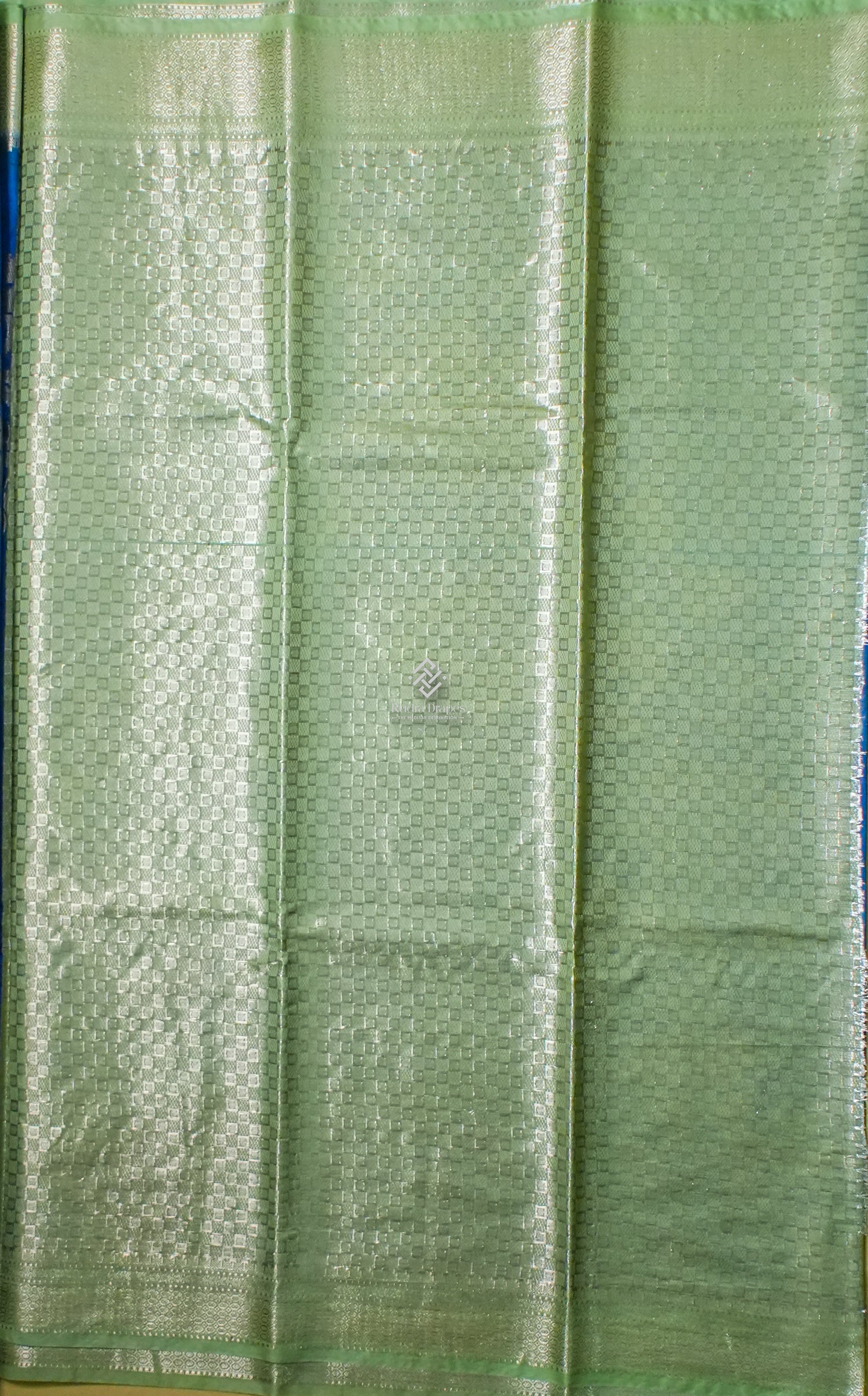 Royal Blue Banana Silk Saree