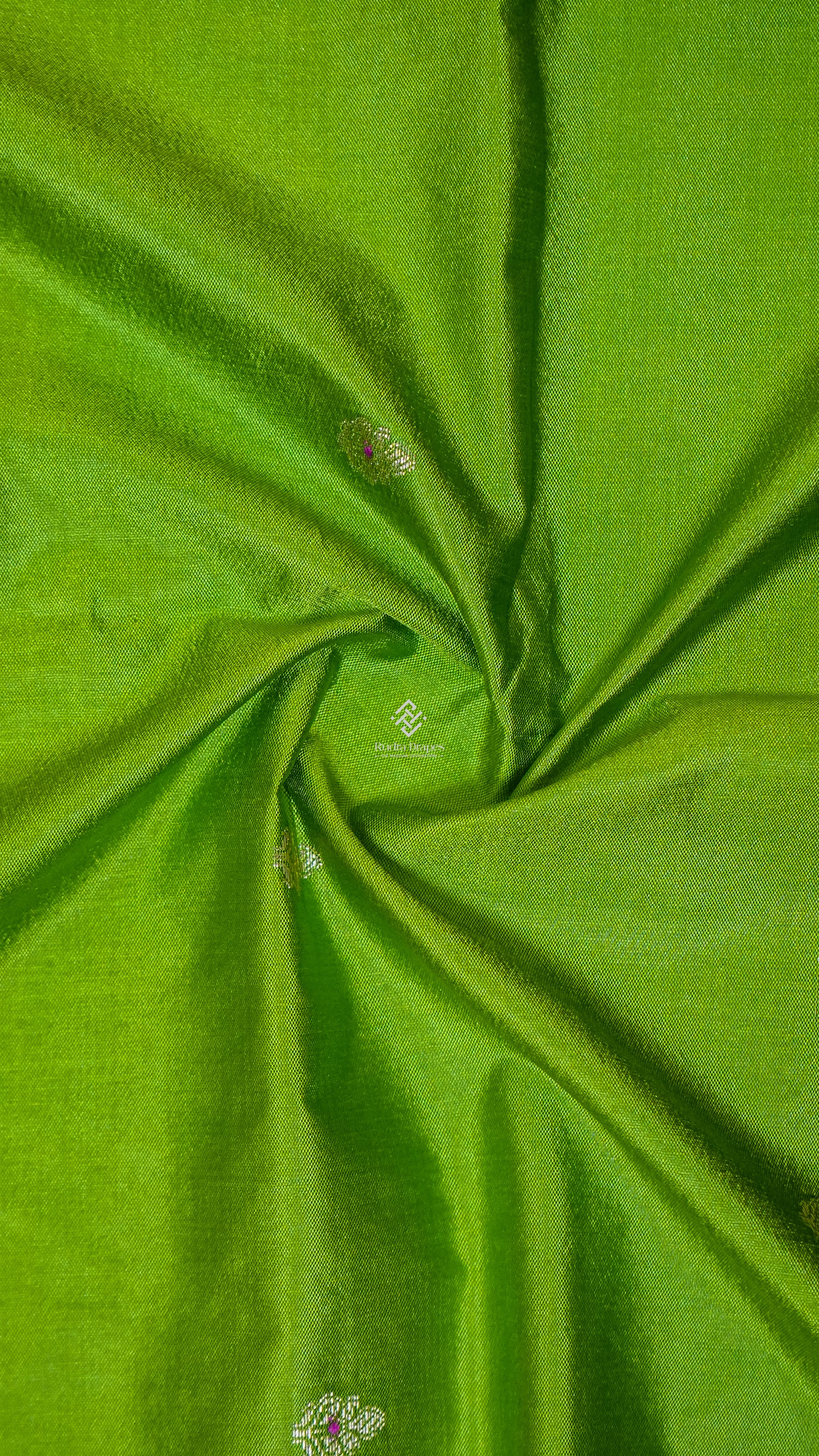 Green Korean Silk Saree